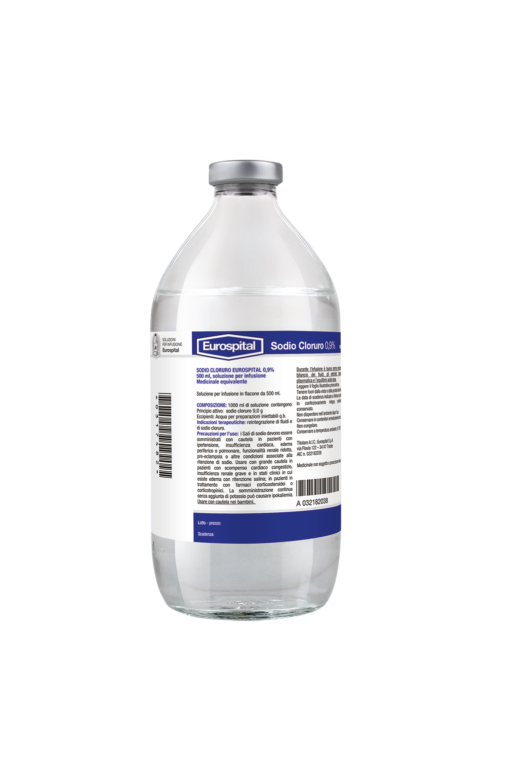 SODIO CLORURO EUROS*0,9% 250ML - Farmacia-flash.it