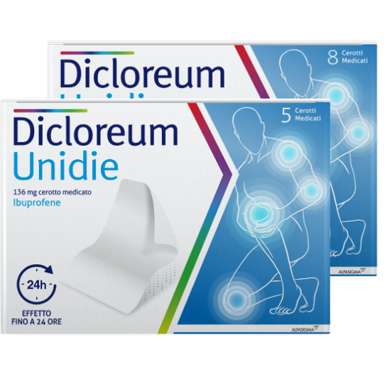 DICLOREUM UNIDIE*5CER 136MG24H - Farmacia-flash.it