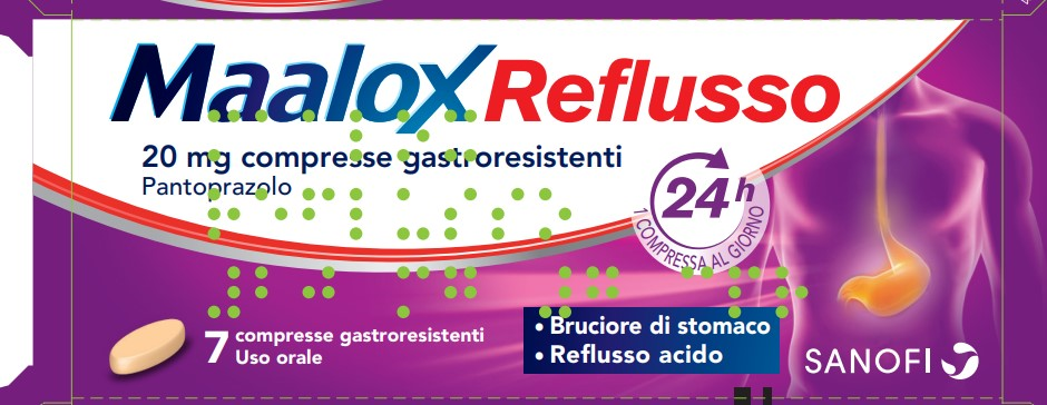 MAALOX REFLUSSO*7CPR 20MG - Farmacia-flash.it