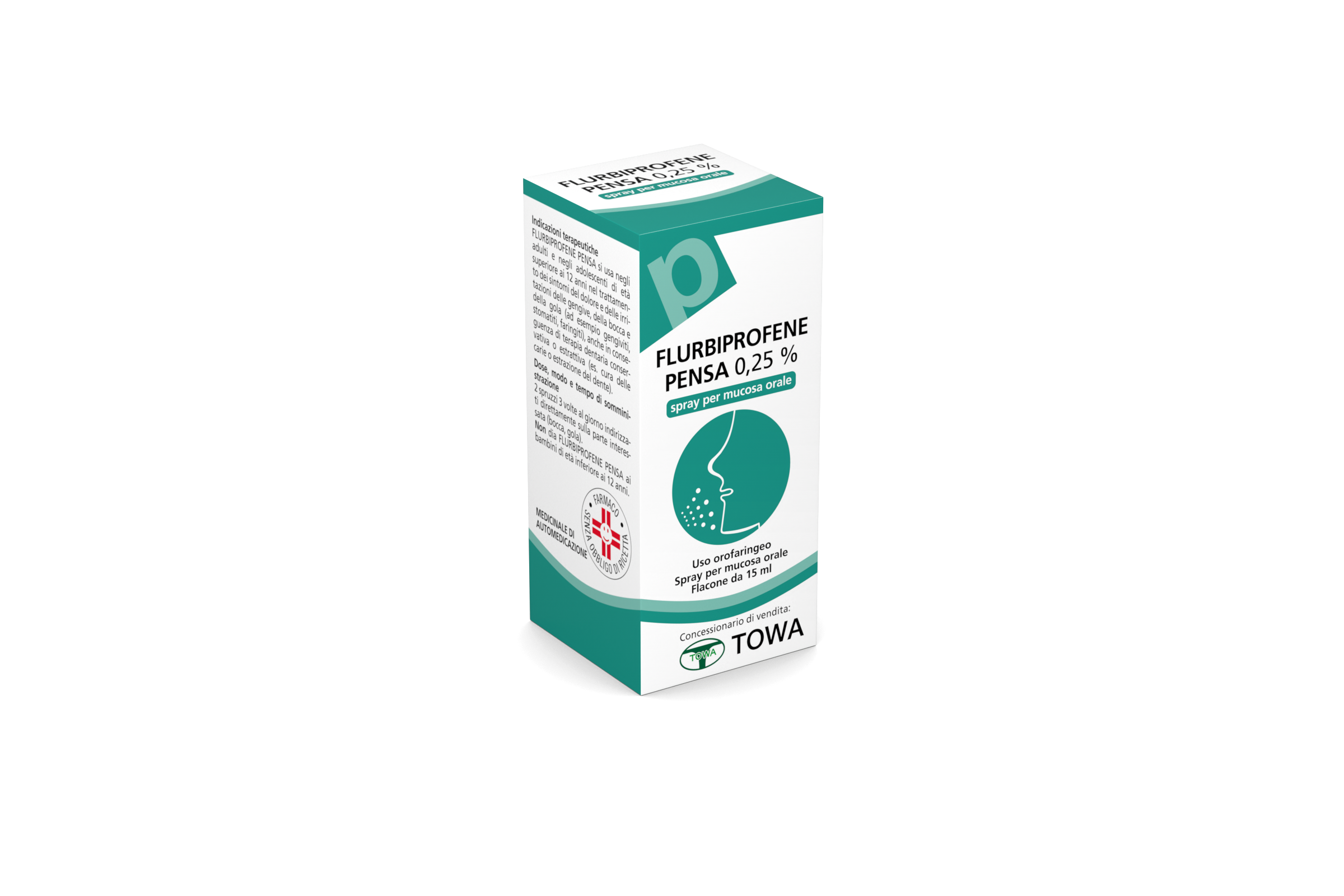 FLURBIPROFENE PE*OS SPRAY 15ML - Farmacia-flash.it