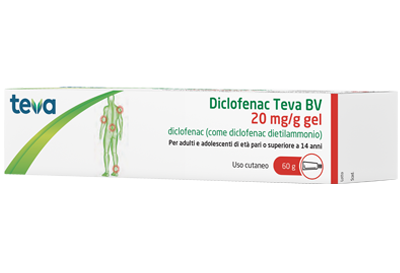DICLOFENAC TEVA*GEL 60G 20MG/G - Farmacia-flash.it