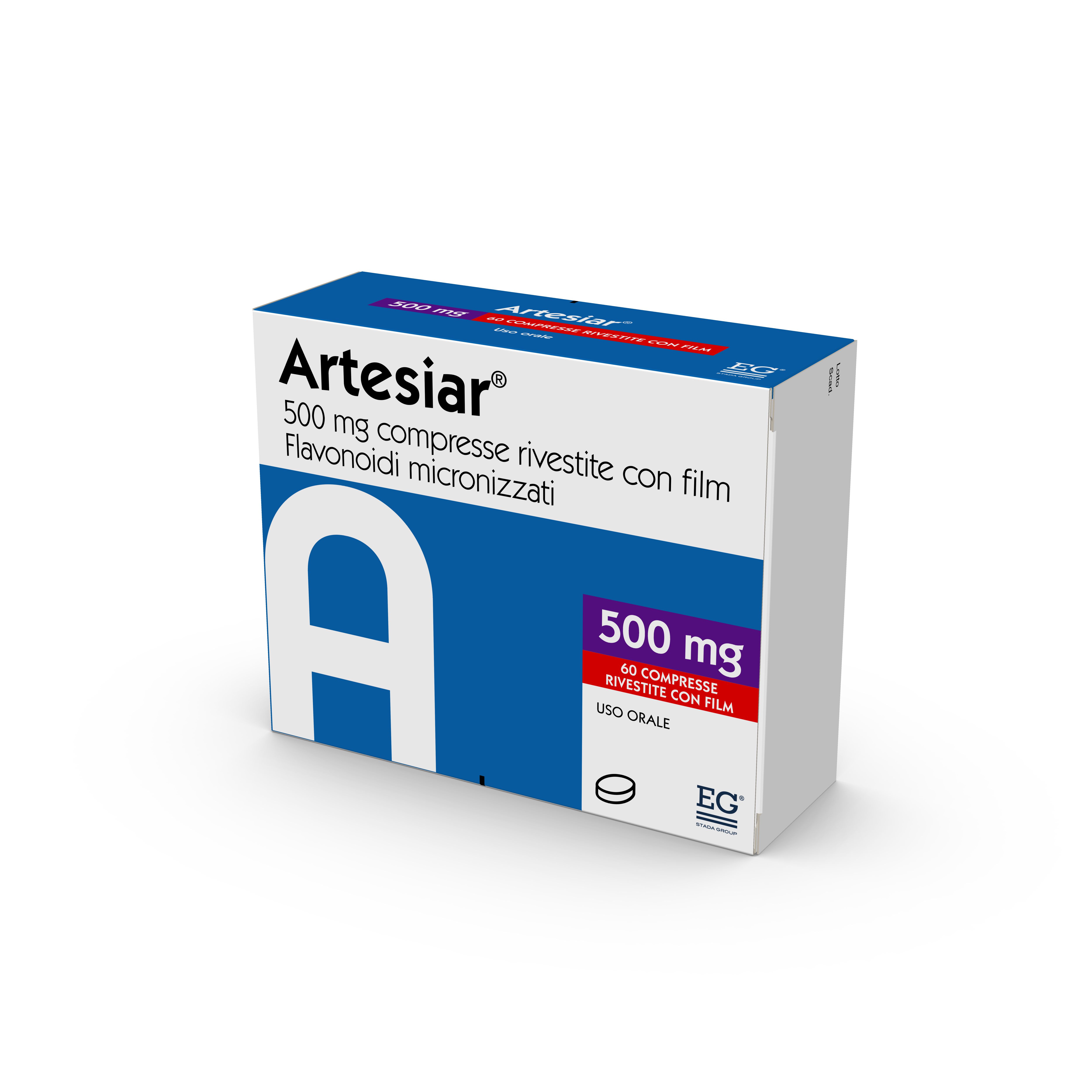ARTESIAR*60CPR RIV 500MG - Farmacia-flash.it