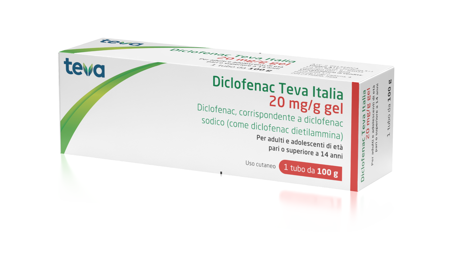 DICLOFENAC TE*GEL 100G 20MG/G - Farmacia-flash.it
