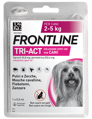 FRONTLINE TRI-ACT*1PIP 2-5KG - Farmacia-flash.it