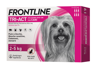 FRONTLINE TRI-ACT*6PIP 2-5KG - Farmacia-flash.it