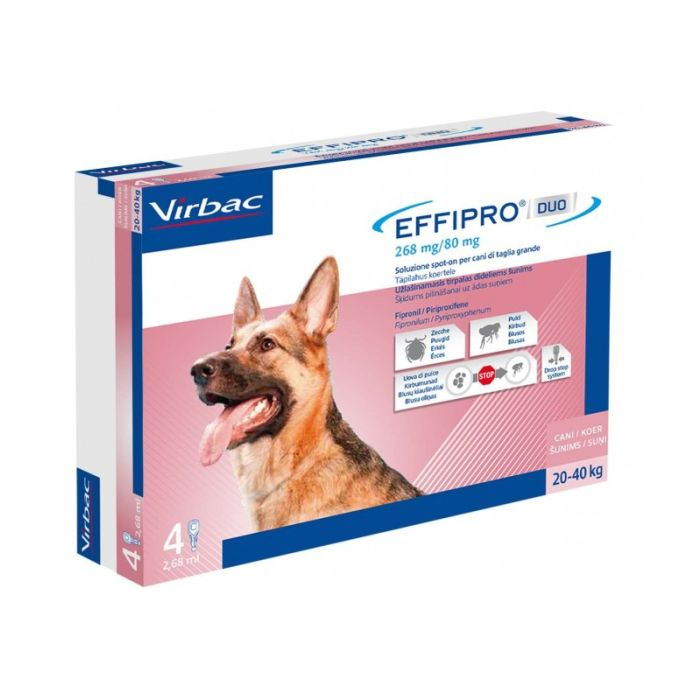 EFFIPRO DUO*4PIP 20-40KG CANI - Farmacia-flash.it
