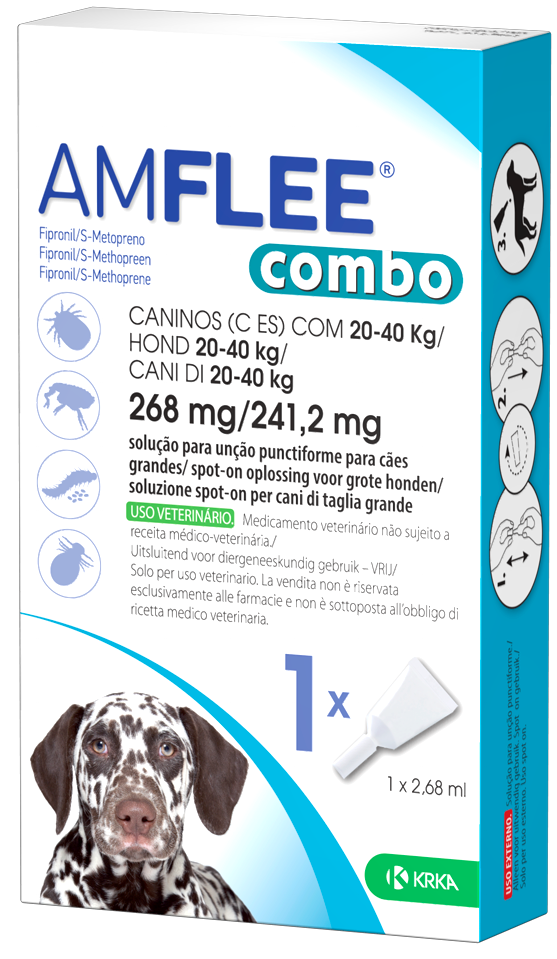AMFLEE COMBO*3PIP 20-40KG CANI - Farmacia-flash.it
