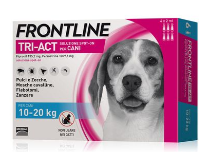 FRONTLINE TRI-ACT*3PIP 10-20KG - Farmacia-flash.it