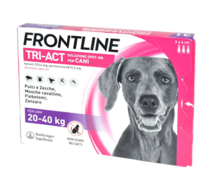 FRONTLINE TRI-ACT*3PIP 20-40KG - Farmacia-flash.it