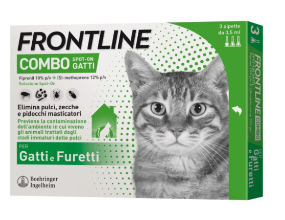 FRONTLINE COMBO*3PIP GATTI/FUR - Farmacia-flash.it