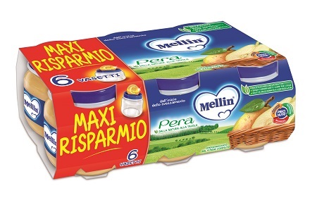 MELLIN OMOGENEIZZATO PERA 100 G 6 PEZZI - Farmacia-flash.it