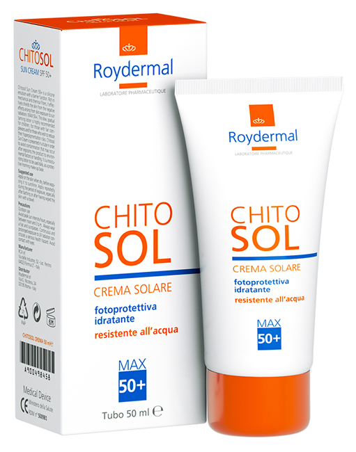 CHITOSOL CREMA SOLARE FP 50+ TUBO 50 ML - Farmacia-flash.it