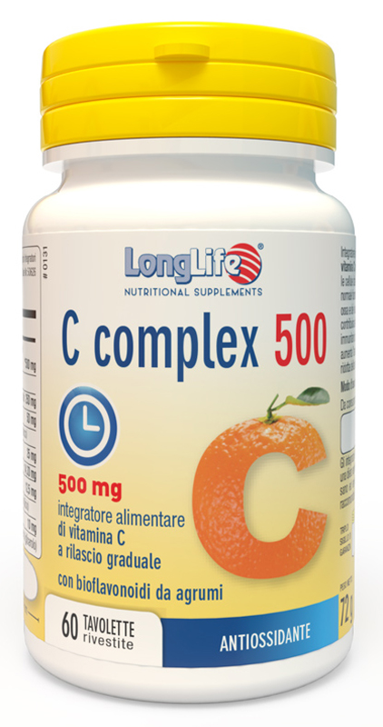 LONGLIFE C COMPLEX 500 TIME RELEASED 60 TAVOLETTE - Farmacia-flash.it