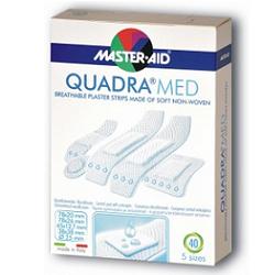 CEROTTO MASTER-AID QUADRA DERMOATTIVO FORMATI ASSORTITI 20 PEZZI - Farmacia-flash.it