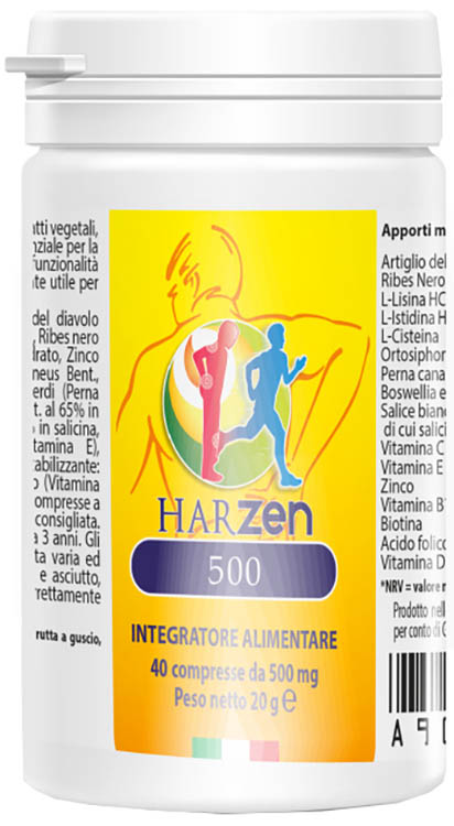 HARZEN 500 40 COMPRESSE - Farmacia-flash.it