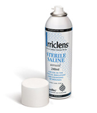 IRRICLENS SOLUZIONE SALINA SPRAY PER DETERSIONE FERITE 240 ML - Farmacia-flash.it