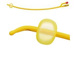 CATETERE FOLEY A MEDIA PERMANENZA  RUSCH GOLD PLUS A 2 VIE IN SILKOLATEX LATTICE-SILICONE PER ADULTO CH18 LUNGHEZZA 40 CM PUNTA TIEMANN A 1 FORI PALLONCINO 5-15 ML 1 PEZZO - Farmacia-flash.it