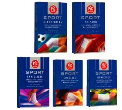 GINOCCHIERA PIC SPORT 222712 ELASTICA MONO ESTENSIBILE PER FISSARE STABILIZZARE E CONTENERE LE ARTICOLAZIONI MISURA MEDIA - Farmacia-flash.it