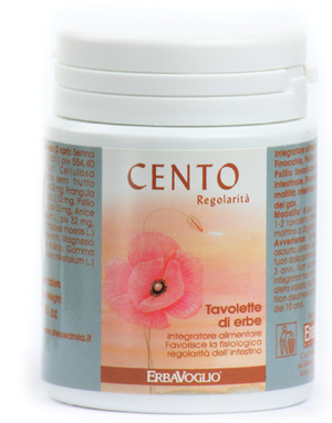 CENTO LASSATIVO ERBE 100 TAVOLETTE - Farmacia-flash.it