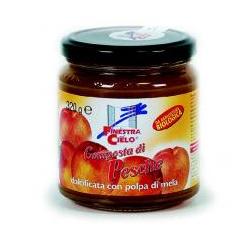 COMPOSTA DI PESCHE BIO CON POLPA DI MELA 320 G - Farmacia-flash.it