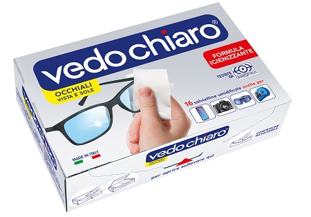 VEDOCHIARO OCCHIALI 16 SALVIETTE UMIDIFICATE - Farmacia-flash.it