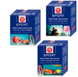 TAPPO AURICOLARE IN SILICONE PIC SPORT 6 PEZZI - Farmacia-flash.it