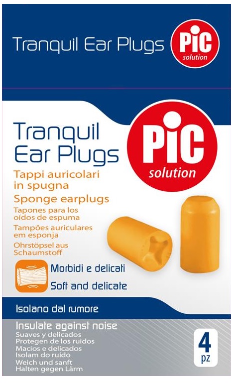 TAPPI AURICOLARI TRANQUIL IN SPUGNA 4 PEZZI - Farmacia-flash.it
