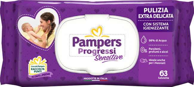 PAMPERS SALV SENSIT ALOE RIC63 - Farmacia-flash.it