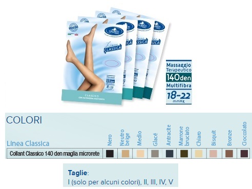 SAUBER COLLANT 140 DENARI MAGLIA MICRORETE CHIARO 3 LINEA CLASSICA - Farmacia-flash.it