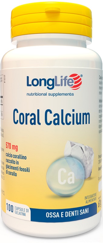 LONGLIFE CORAL CALCIUM 100 CAPSULE - Farmacia-flash.it