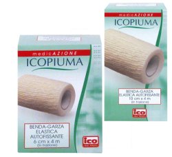 ICOPIUMA BENDA GARZA ELASTICA AUTOFISSANTE CM8X4MT - Farmacia-flash.it