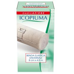 ICOPIUMA BENDA ELASTICA UNIVERSALE 8X450 CM - Farmacia-flash.it