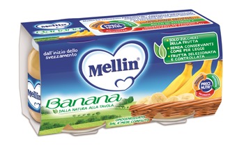 MELLIN OMOGENEIZZATO BANANA 100 G 2 PEZZI - Farmacia-flash.it