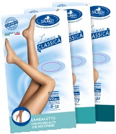 SAUBER GAMBALETTO 40 MAGLIA LISCIA NEUTRO BEIGE 3 LINEA CLASSICA - Farmacia-flash.it