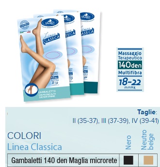 SAUBER GAMBALETTO 140 MAGLIA MICRORETE NEUTRO BEIGE 4 LINEA CLASSICA - Farmacia-flash.it