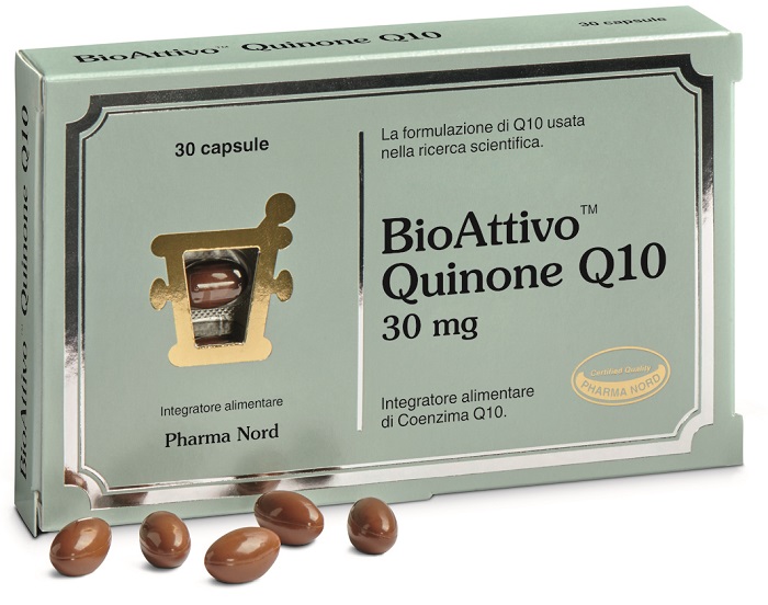 BIOATTIVO QUINONE Q10 30 CAPSULE - Farmacia-flash.it