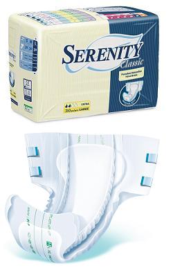 PANNOLONE PER INCONTINENZA A MUTANDINA SERENITY CLASSIC FORMATO SUPER TAGLIA LARGE 30 PEZZI - Farmacia-flash.it