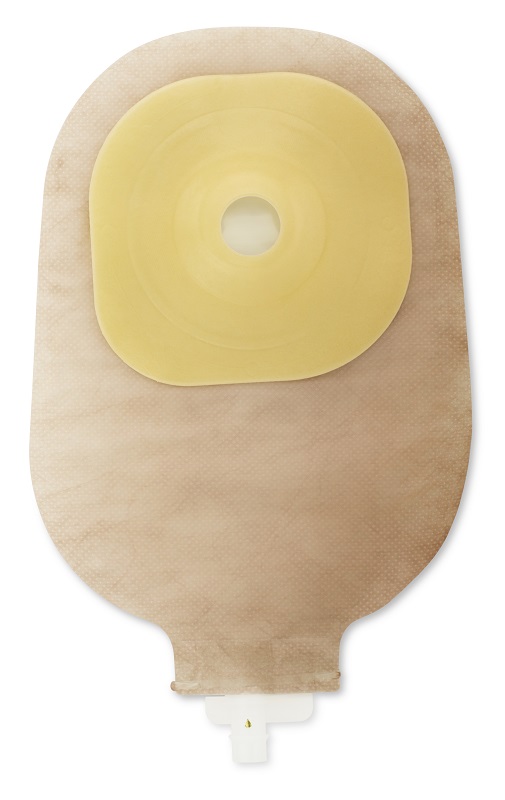 SACCA UROSTOMIA CONVESSA BARRIERA PROTETTIVA AUTOPORTANTE TRASPARENTE RITAGLIABILE 15-38 MIDI 350ML TNT IDROREPELLENTE 10 PEZZI+1 ADATTATORE+10 TAPPINI ESTERNI DI SICUREZZA - Farmacia-flash.it