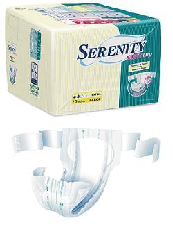 PANNOLONE PER INCONTINENZA SERENITY VESTE EXTRA M 15 PEZZI - Farmacia-flash.it