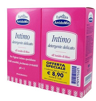 EUPHIDRA SCHIUMA INTIMA DETERGENTE 200 + 200 ML - Farmacia-flash.it