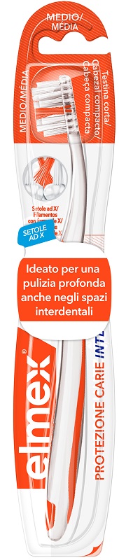 ELMEX INTERX SPAZZOLINO PROTEZIONE CARIE TESTINA CORTA - Farmacia-flash.it
