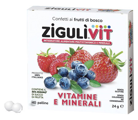 ZIGULI VIT FRUTTIBOSCO 40 CONFETTI - Farmacia-flash.it