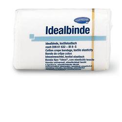 BENDA ELASTICA IDEALBINDEN ESTENSIBILITA' MEDIA BIANCA 12X500CM CON GRAFFETTE - Farmacia-flash.it