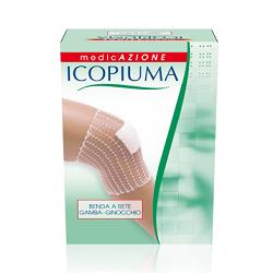 BENDA ICOPIUMA A COMPRESSIONE FISIOLOGICA PER GAMBA E GINOCCHIO CAL 5 1 PEZZO - Farmacia-flash.it