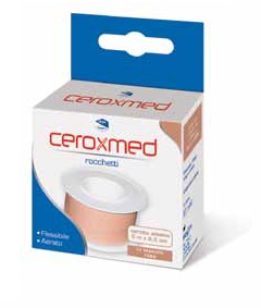 CEROTTO IN ROCCHETTO CEROXMED AERATO IN TESSUTO ROSA 500X2,50 CM 1 PEZZO - Farmacia-flash.it