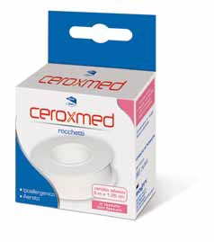 CEROTTO ADESIVO IN ROCCHETTO CEROXMED IN TESSUTO NON TESSUTO AERATO IPOALLERGENICO BIANCO 500X1,25 CM 1 PEZZO - Farmacia-flash.it