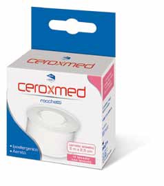 CEROTTO ADESIVO IN ROCCHETTO CEROXMED IN TESSUTO NON TESSUTO AERATO IPOALLERGENICO BIANCO 500X2,5 CM 1 PEZZO - Farmacia-flash.it