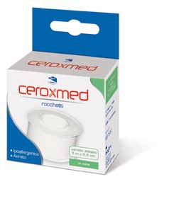 CEROTTO ADESIVO IN ROCCHETTO CEROXMED IN SETA AERATO IPOALLERGENICO BIANCO 500X2,5 CM 1 PEZZO - Farmacia-flash.it
