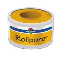 CEROTTO IN ROCCHETTO MASTER-AID ROLLPORE TESSUTO NON TESSUTO 5X1,25 - Farmacia-flash.it