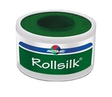 CEROTTO IN ROCCHETTO MASTER-AID ROLLSILK SETA 5X5 - Farmacia-flash.it
